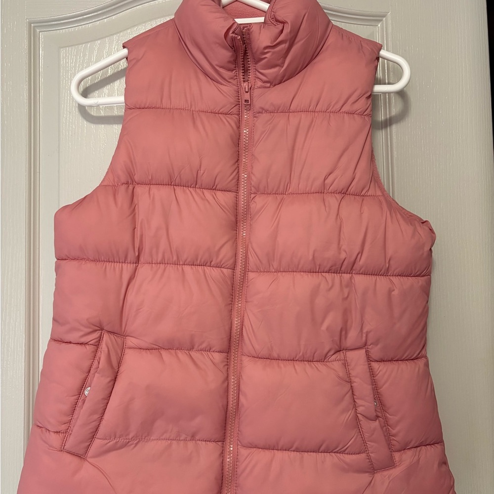 Old Navy Pink Puffer Vest